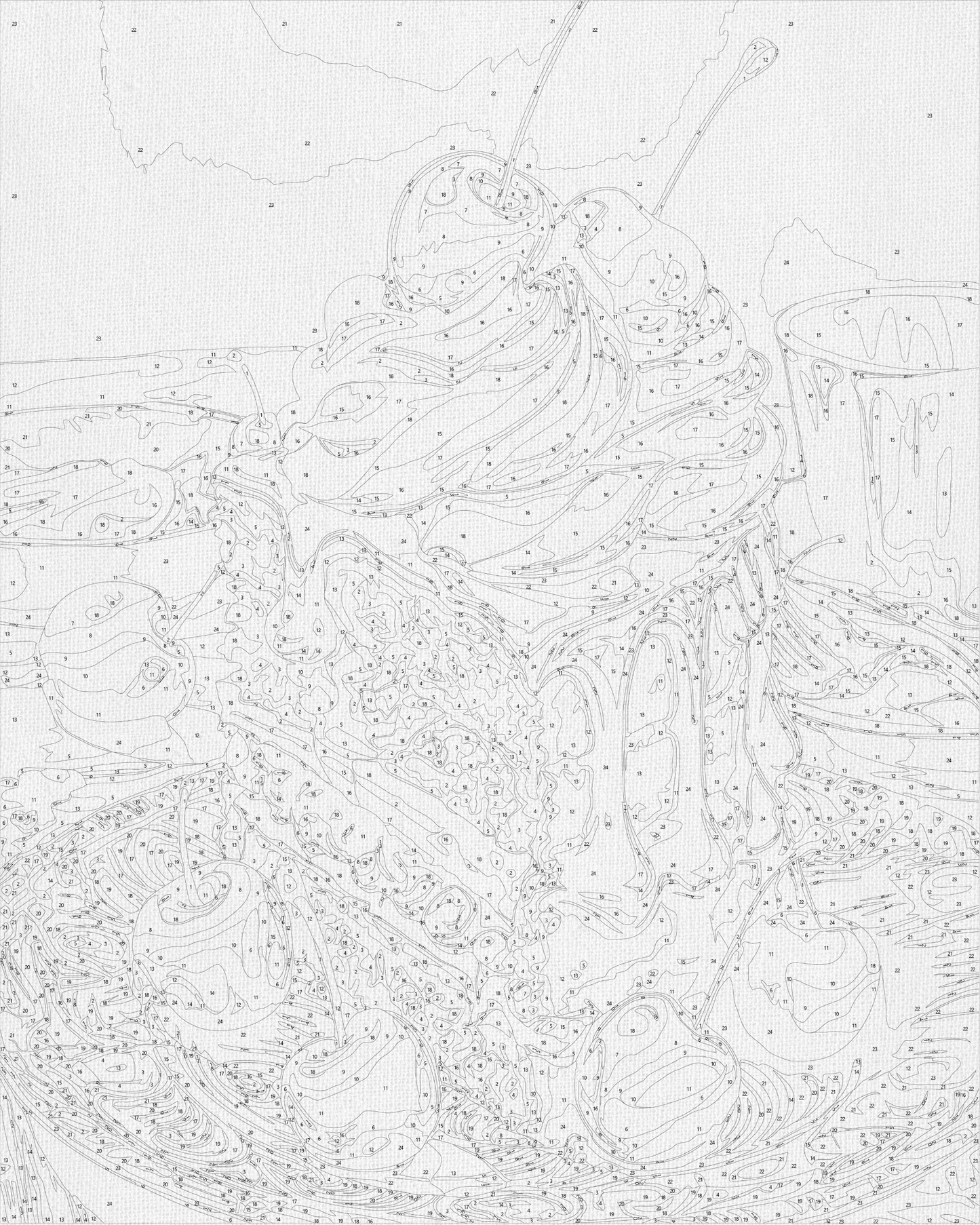 Maľovanie podľa čísel – Zátišie. Višňový koláčik 40*50 cm LW 3439