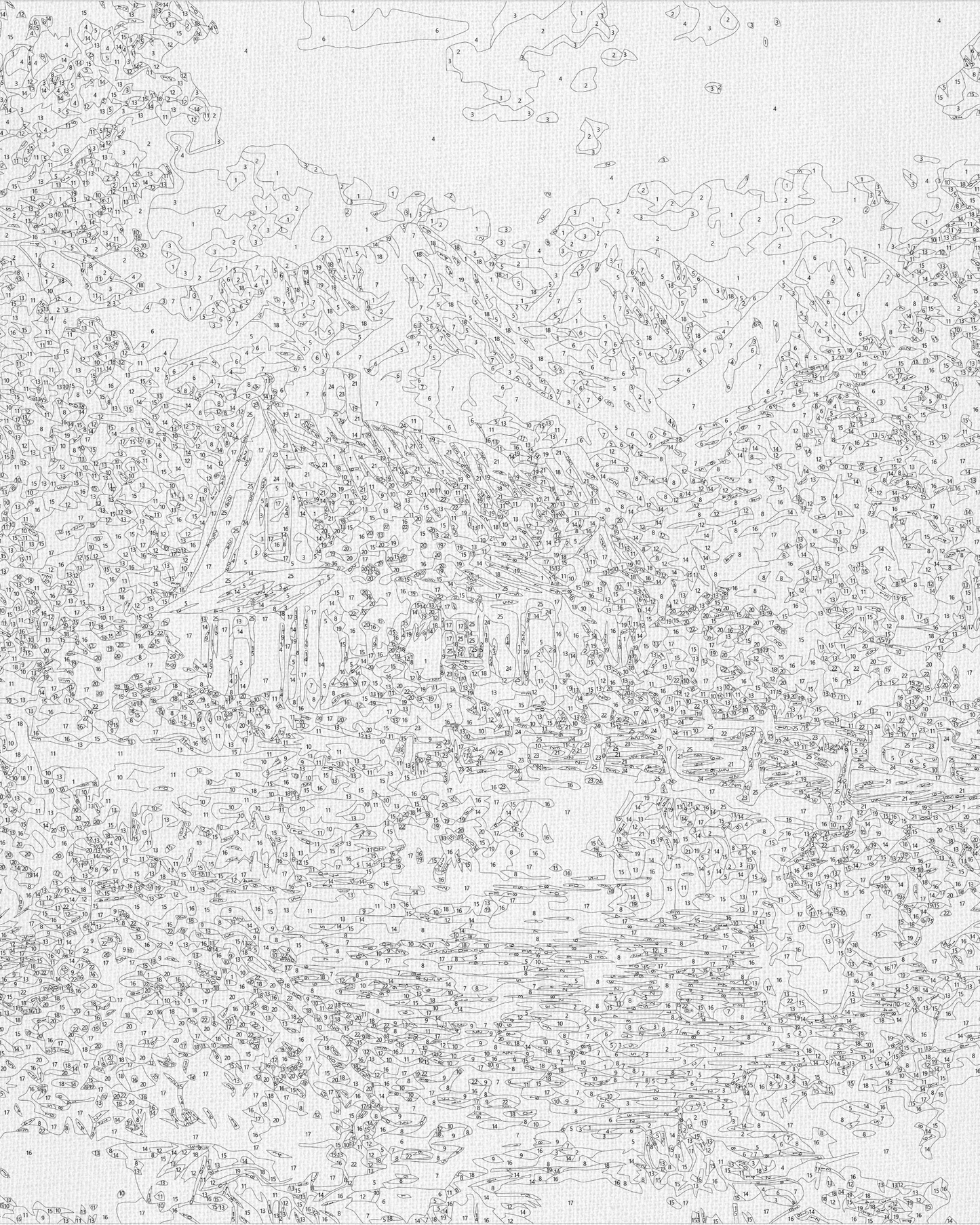 Maľovanie podľa čísel – . Alpská harmónia 40*50 cm LW 3492