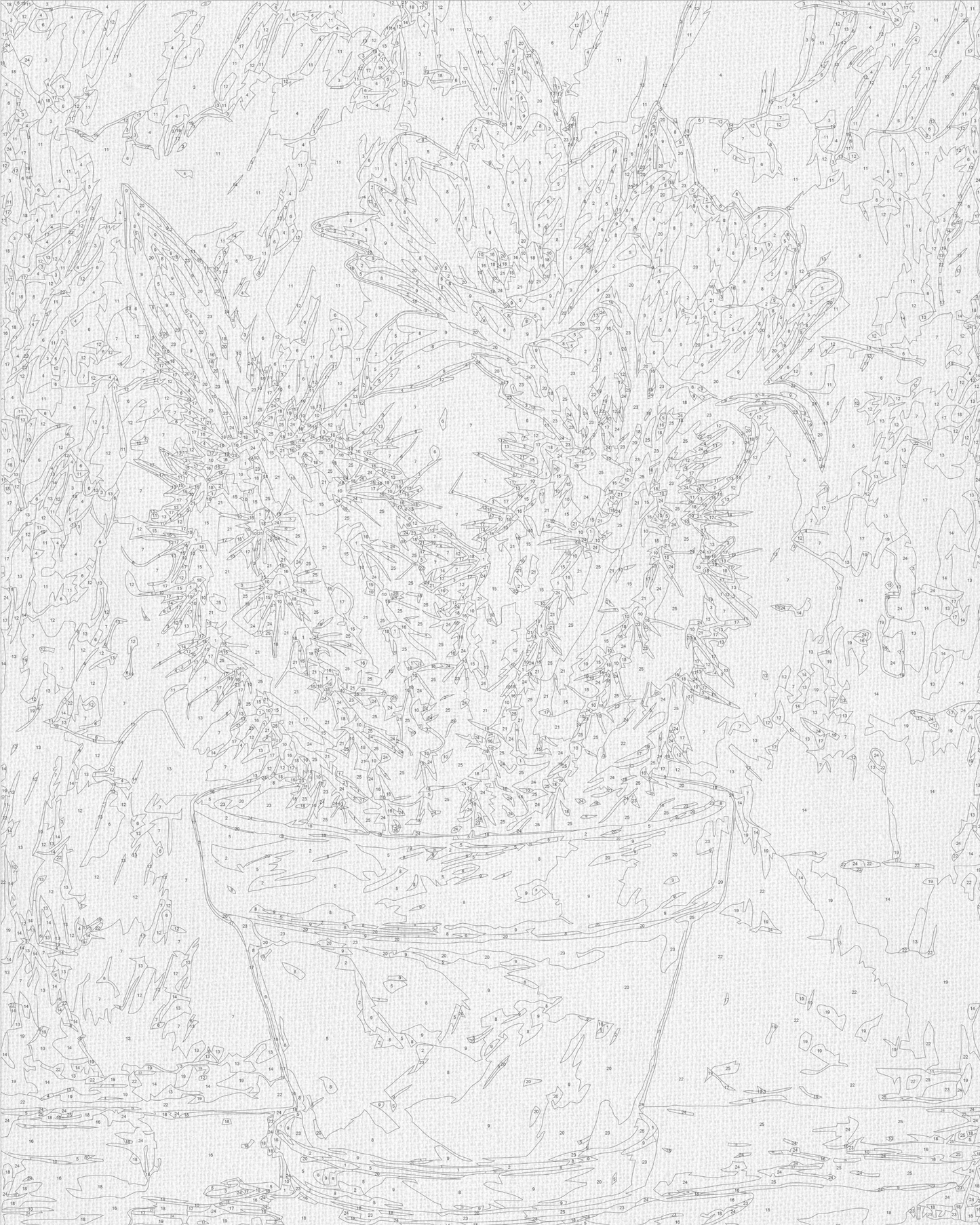 Maľovanie podľa čísel – Kvety. Ružový kaktus 40*50 cm LW 3534