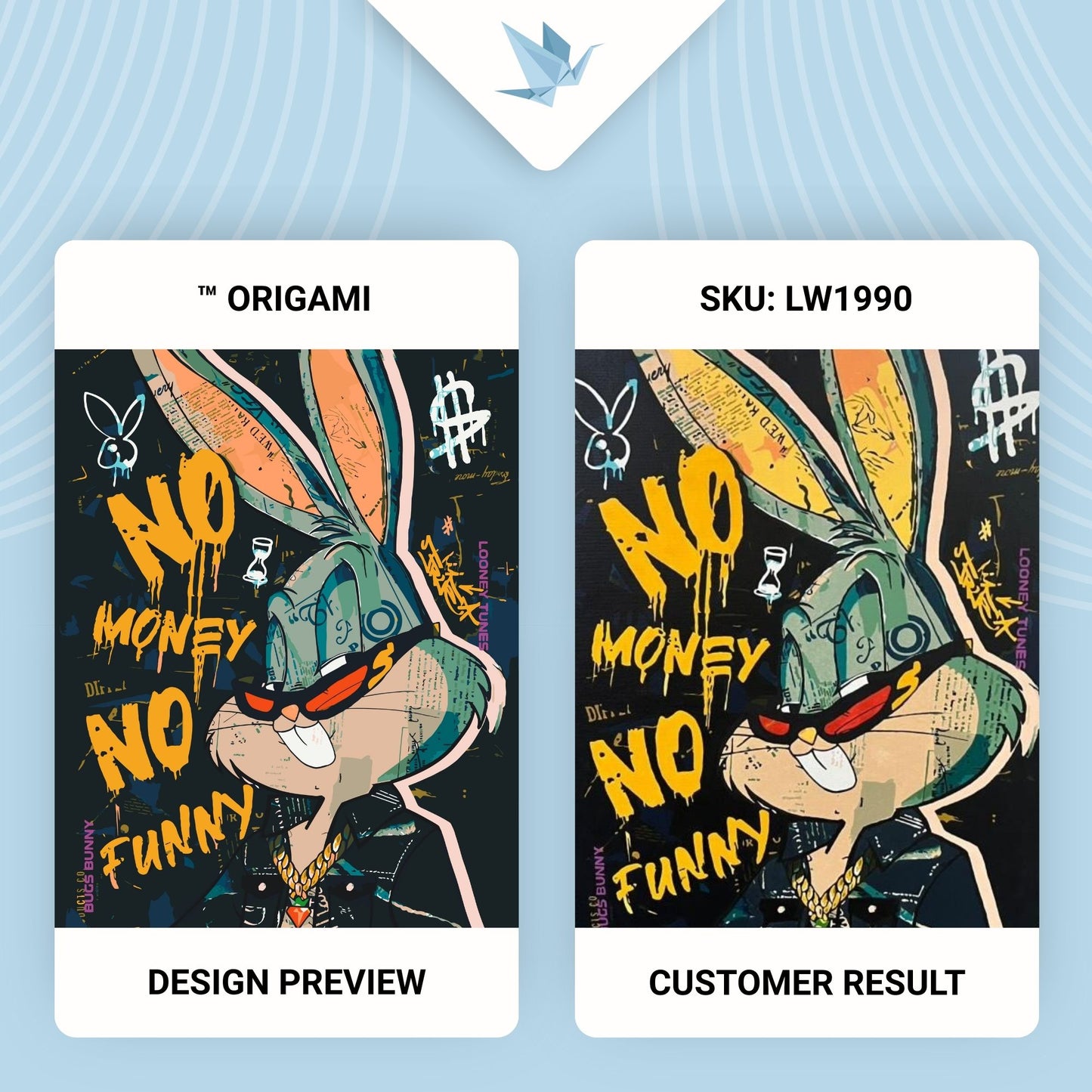 Maľovanie podľa čísel – Bugs Bunny 40*50 cm LW 1990