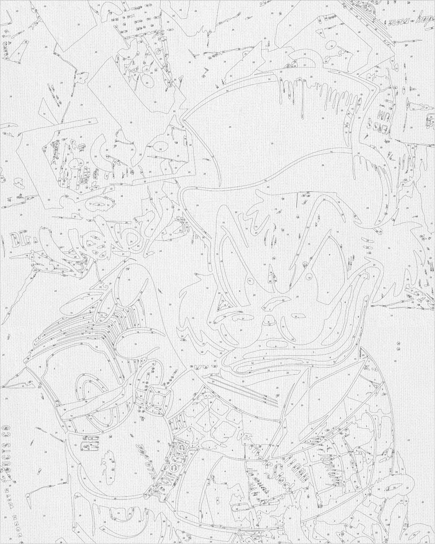 Maľovanie podľa čísel – Strýko Držgroš 40*50 cm LW 30050