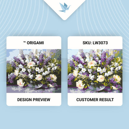 Maľovanie podľa čísel – Kytica poľných kvetov 40*50 cm LW 3073