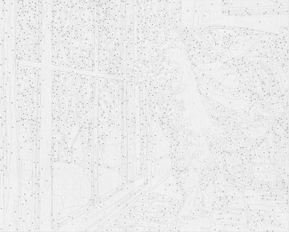 Maľovanie podľa čísel – Zimná mačka 40*50 cm LW 31340