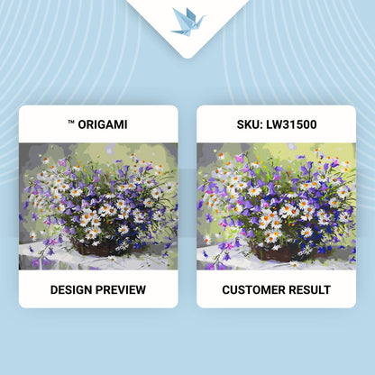 Maľovanie podľa čísel – Kvety. Kytica margarét 40*50 cm LW 31500