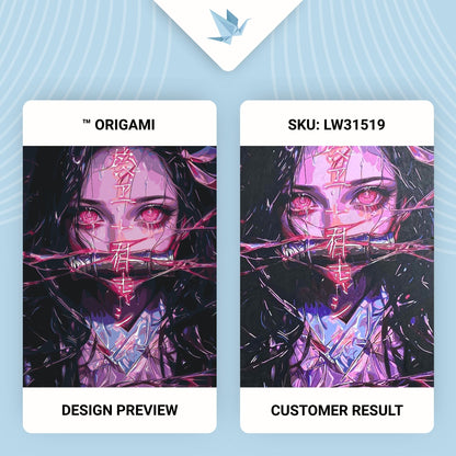 Maľovanie podľa čísel – Anime. Nezuko Kamado (Démonický meč) 40*50 cm LW 31519