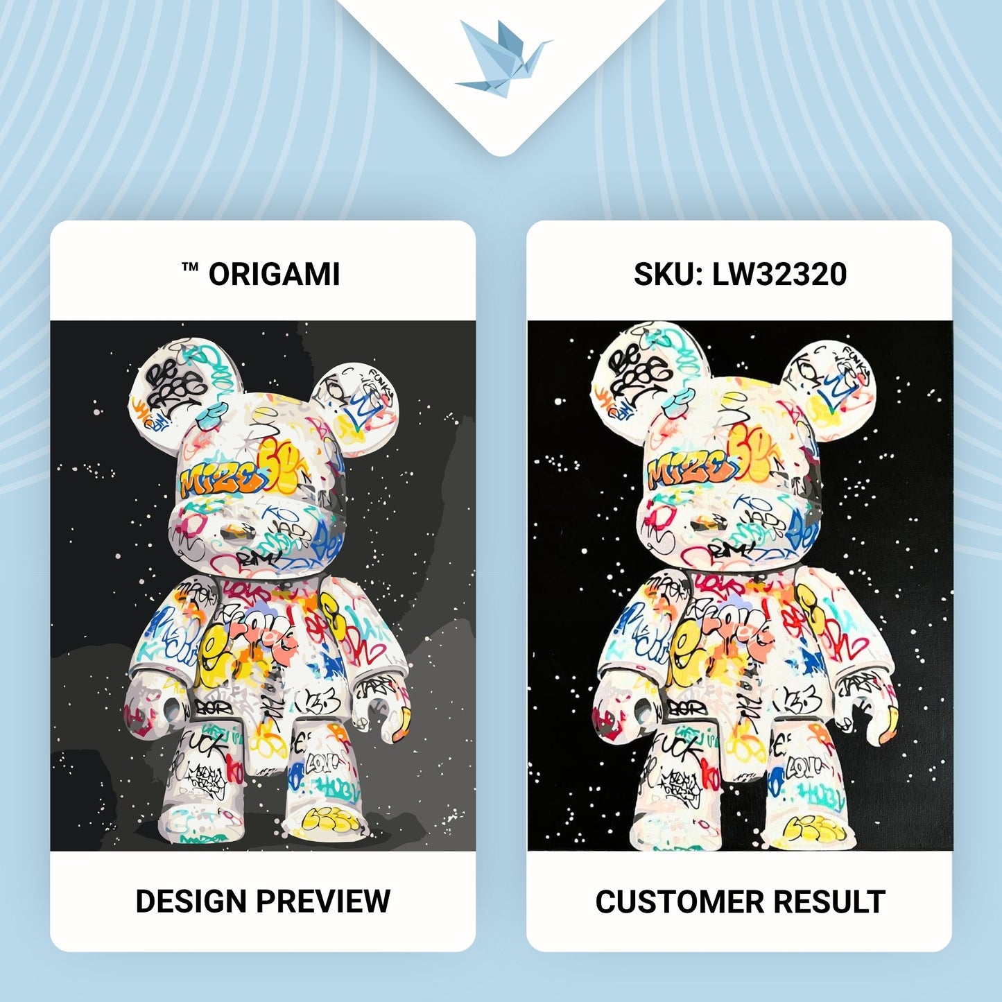 Maľovanie podľa čísel – Bearbrick 40*50 cm LW 32320