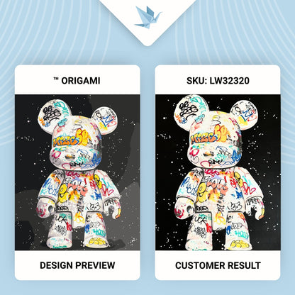 Maľovanie podľa čísel – Bearbrick 40*50 cm LW 32320