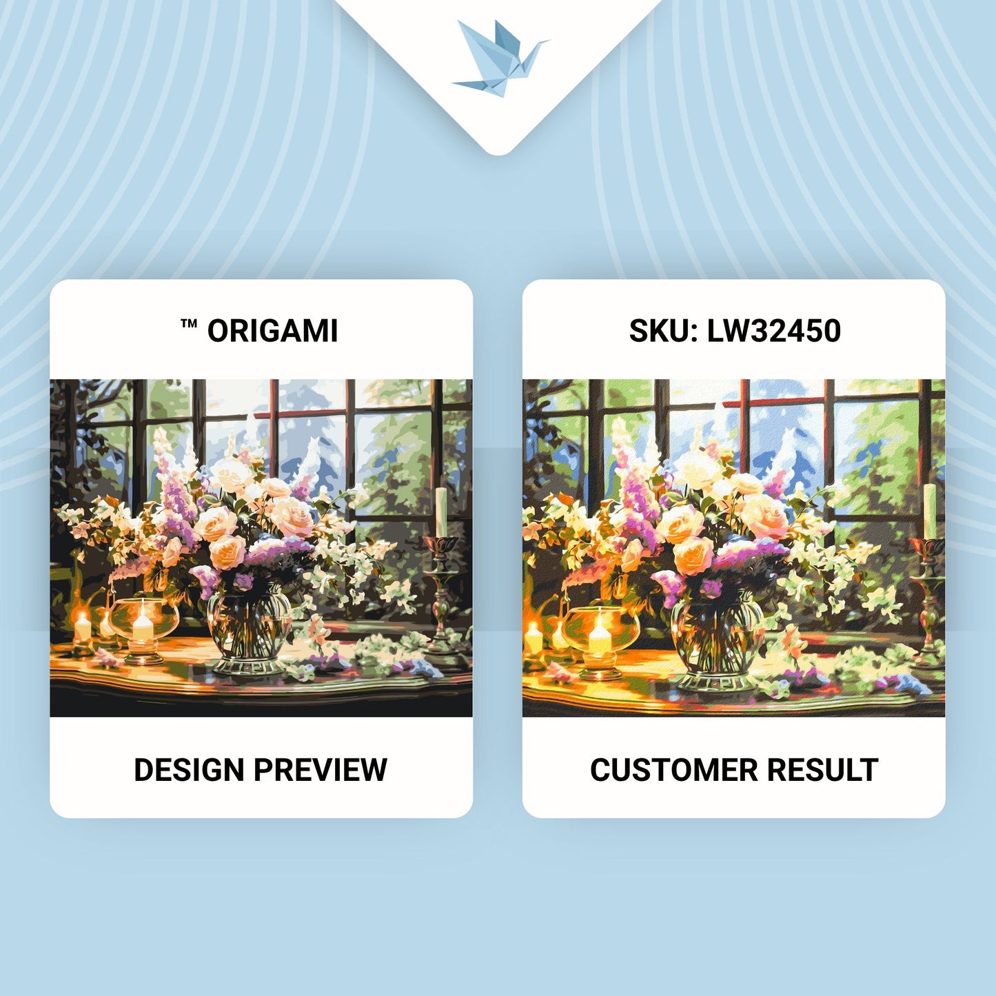 Maľovanie podľa čísel – Poľné kvety na stole 40*50 cm LW 32450