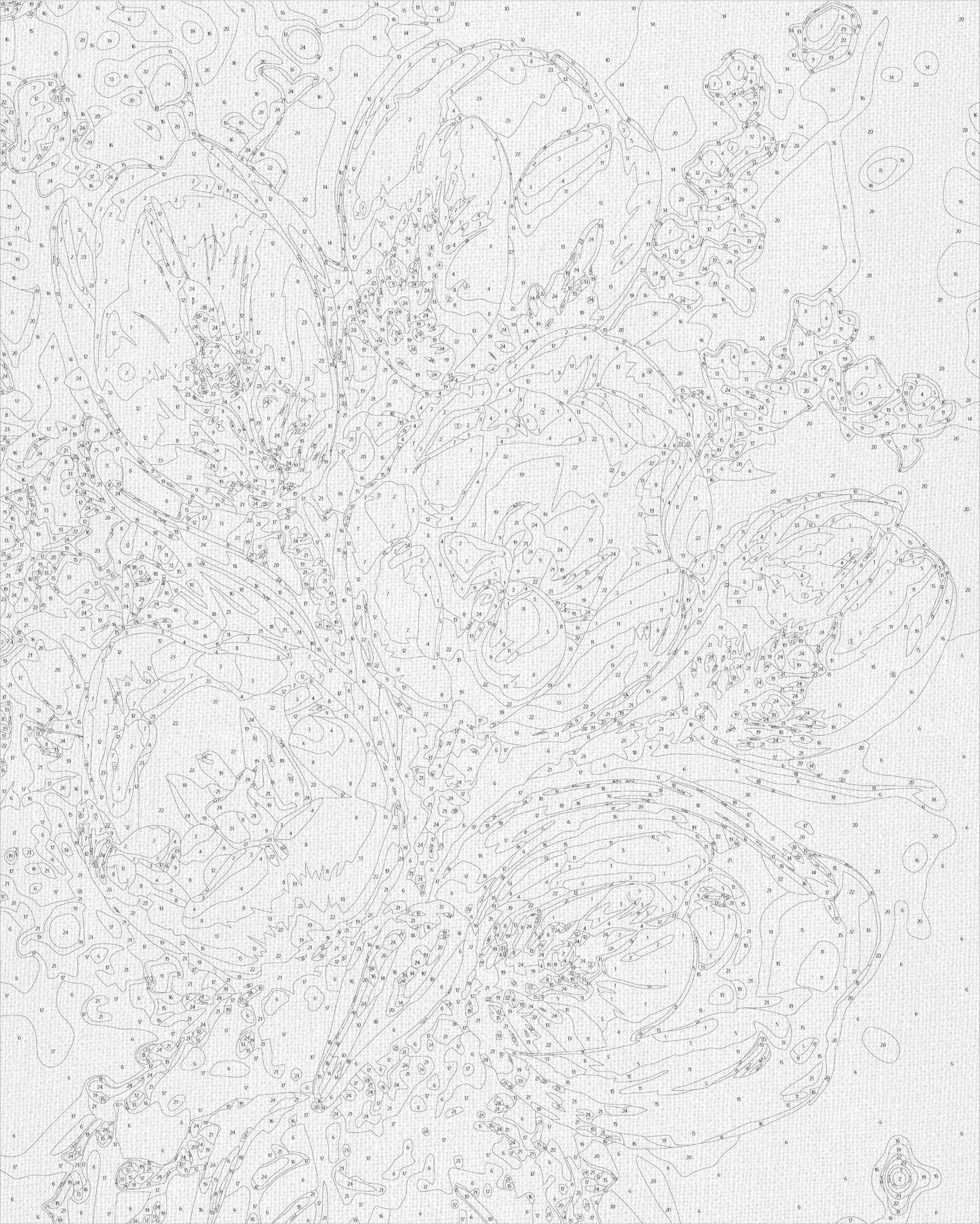 Maľovanie podľa čísel Kvety. Jemné tulipány s metalickými farbami (zlato) 40*50 cm LW 3304