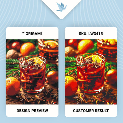 Maľovanie podľa čísel vianočný – Zátišie. Vianočný glögg 40*50 cm LW 3415