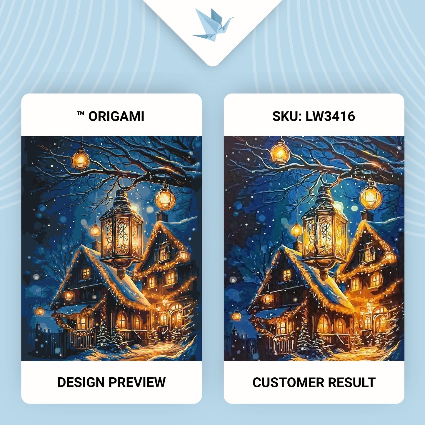 Maľovanie podľa čísel vianočný – Novoročná pohoda.  40*50 cm LW 3416