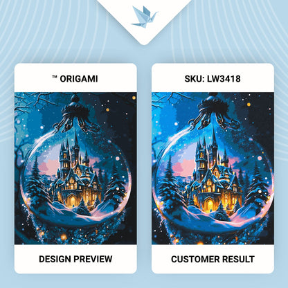 Maľovanie podľa čísel vianočný – Novoročný palác 40*50 cm LW 3418