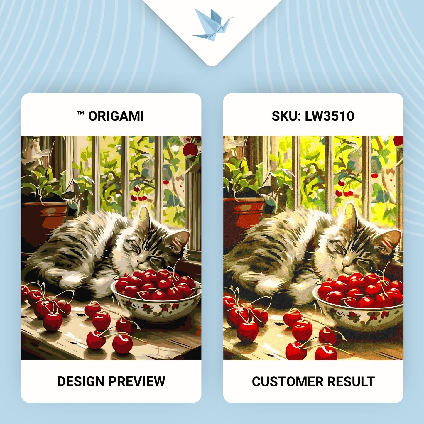 Maľovanie podľa čísel – Zvieratá. Spiace mačiatko na okne 40*50 cm LW 3510