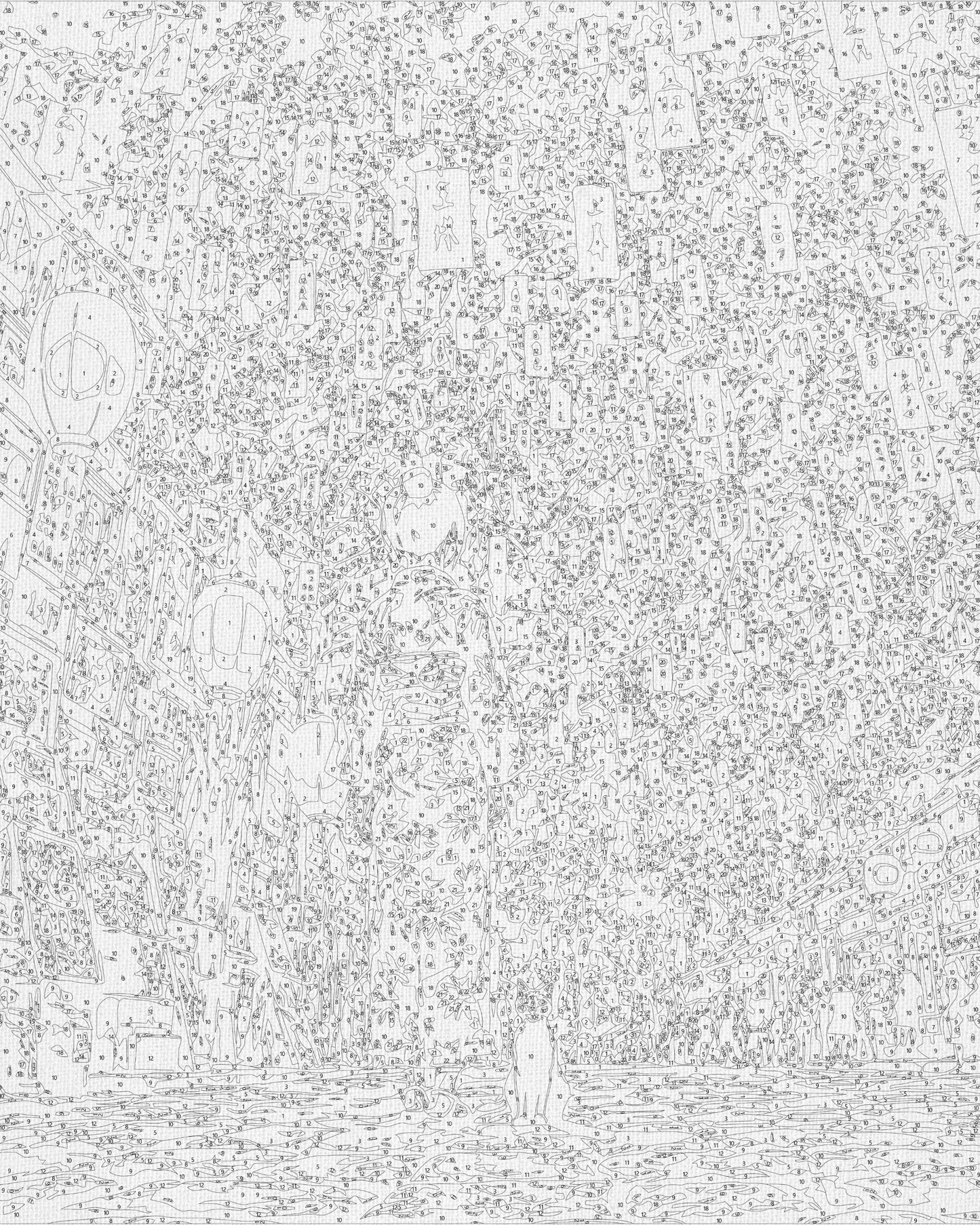 Maľovanie podľa čísel – Japonská noc. Dievča s mačkou 40*50 cm LW 3515