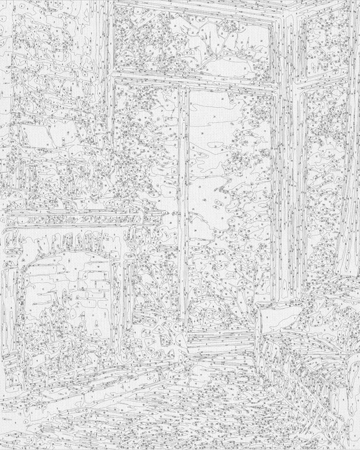 Maľovanie podľa čísel krajinka – Teplo jesenného krbu 40*50 cm LW 3518