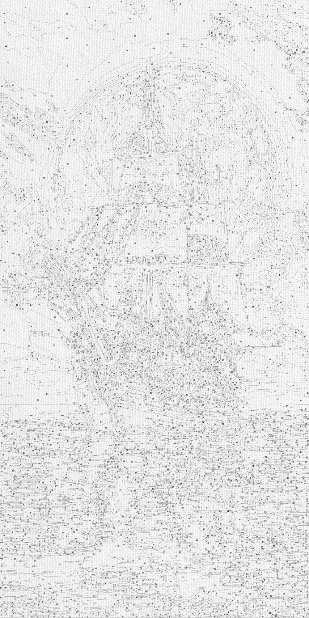 Maľovanie podľa čísel. Loď na mori 40×80 cm LW 5108