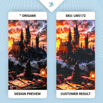 Maľovanie podľa čísel. Atmosféra mágie Rokfortu 40×80 cm LW 5172