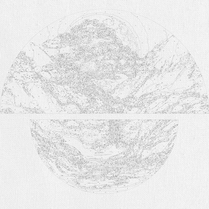 Maľovanie podľa čísel Mágia nočnej krajiny s metalickými farbami (polkruhy) 70×70 cm OSR 1006